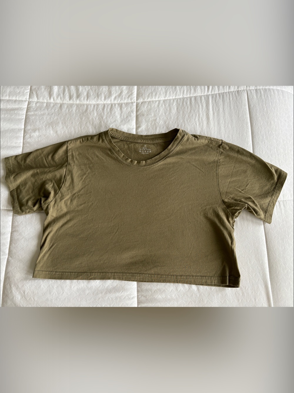 Olive Green Classic Crewneck T-Shirt
